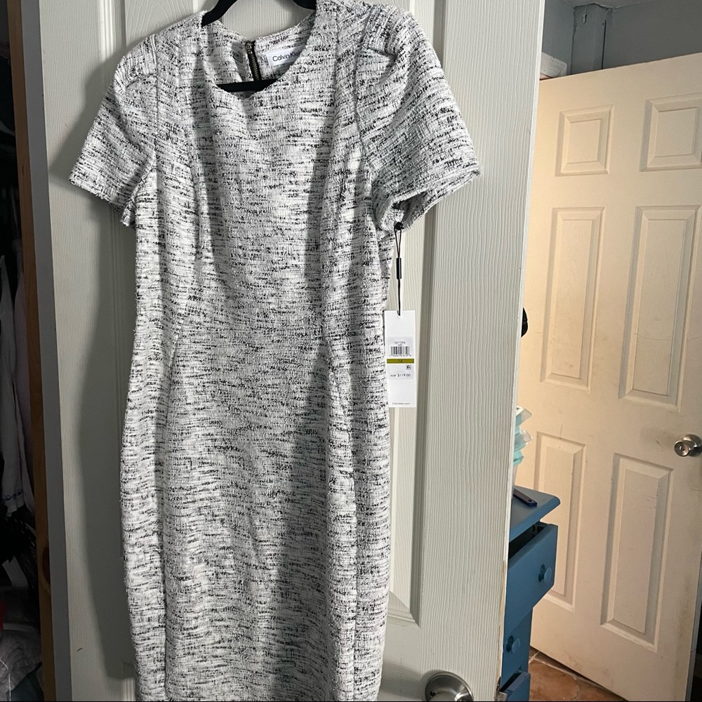 Calvin Klein Short Sleeve Dress, NWT